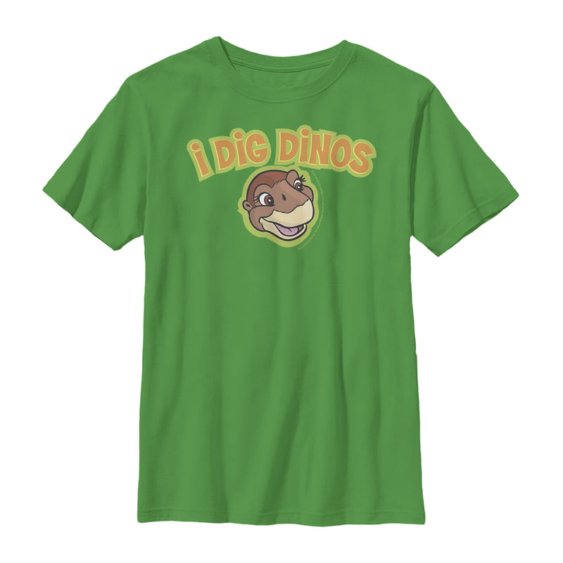 Boy's The Land Before Time Littlefoot Digs Dinos T-Shirt