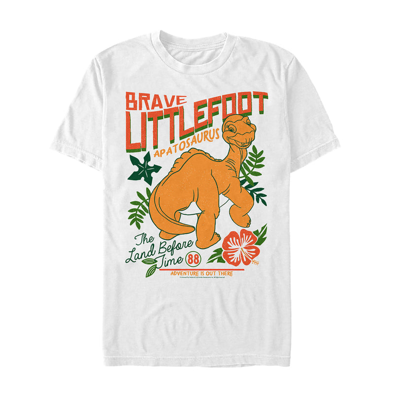 Men's The Land Before Time Tropical Littlefoot Poster T-Shirt