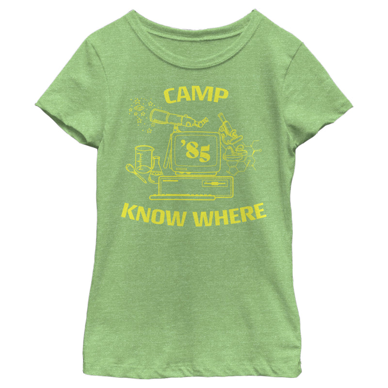 Girl's Stranger Things Camp Know Where Costume T-Shirt