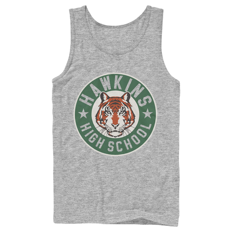 Men's Stranger Things Hawkins High School Tiger Mascot Tank Top