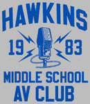 Girl's Stranger Things Hawkins AV Club 1983 T-Shirt