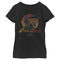 Girl's Lion King Retro Pride Rock Line Art T-Shirt