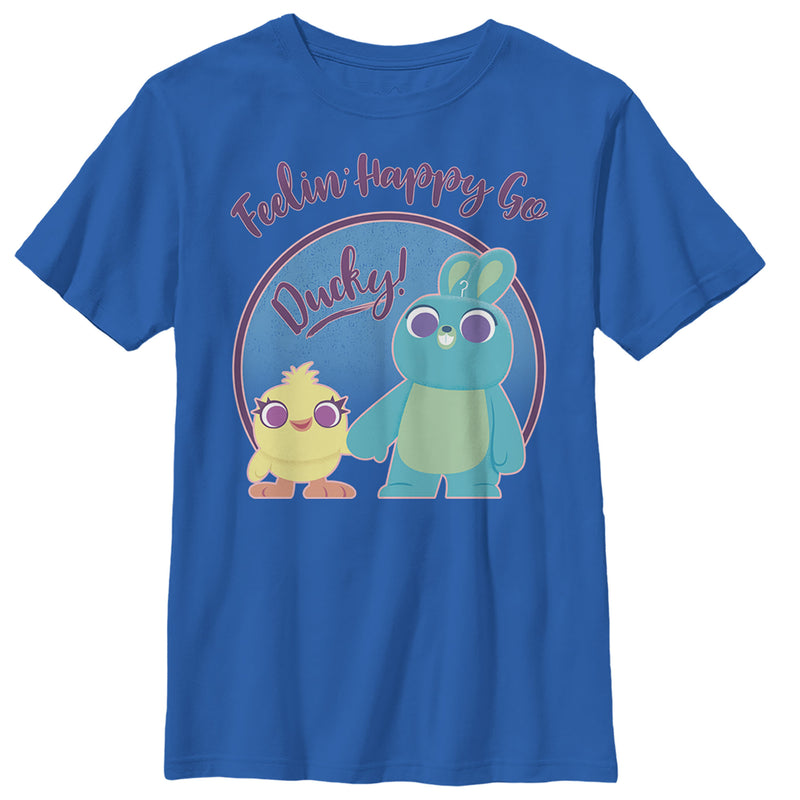 Boy's Toy Story Ducky & Bunny Feelin' Happy T-Shirt