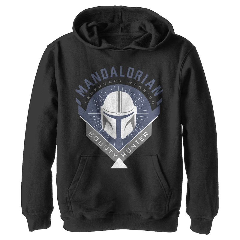 Boy's Star Wars: The Mandalorian Warrior Emblem Pull Over Hoodie