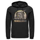 Men's Star Wars: The Mandalorian Character Collage Pull Over Hoodie