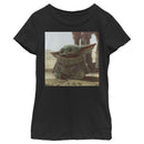 Girl's Star Wars: The Mandalorian The Mandalorian The Child Square Frame T-Shirt