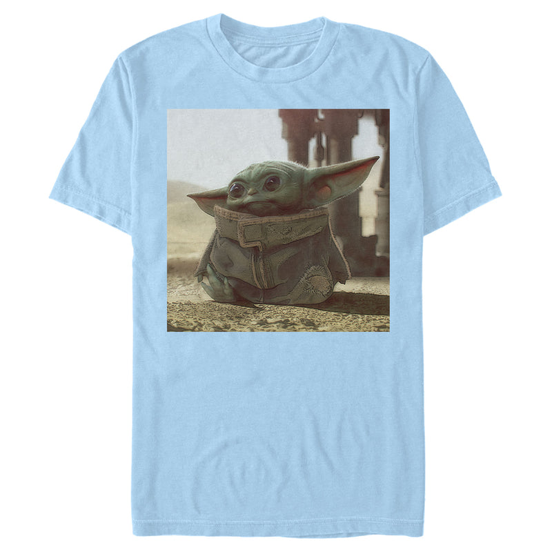 Men's Star Wars: The Mandalorian The Child Square Frame T-Shirt