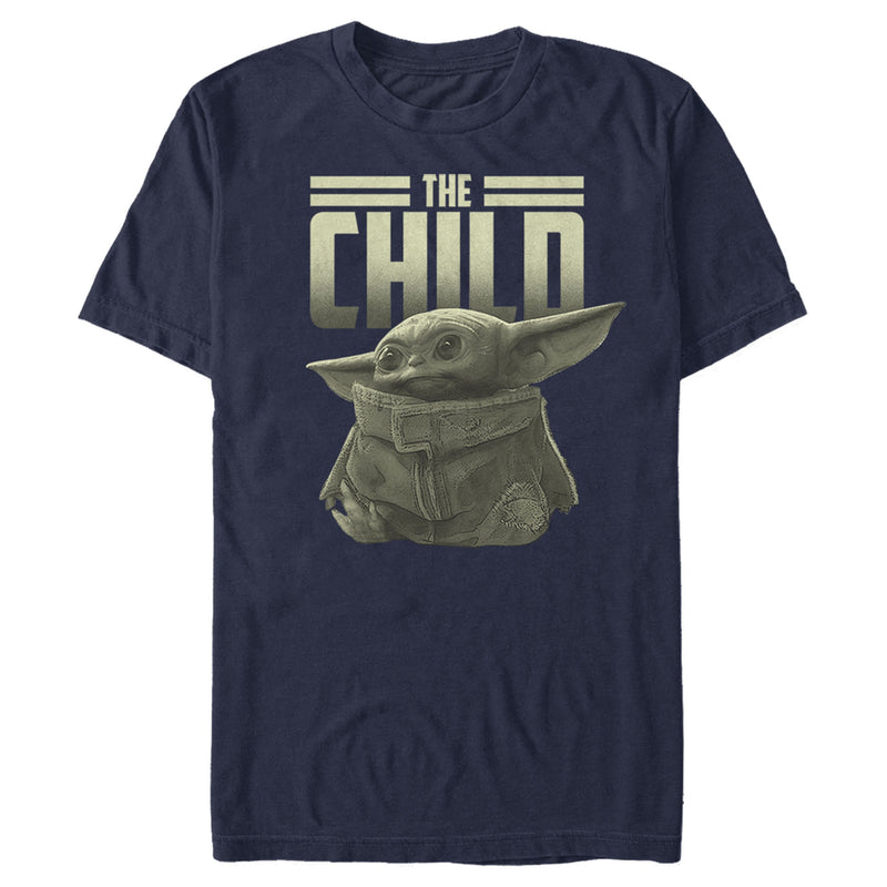 Men's Star Wars: The Mandalorian The Child Text T-Shirt