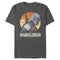 Men's Star Wars: The Mandalorian Mando Head Down Profile Sunset T-Shirt