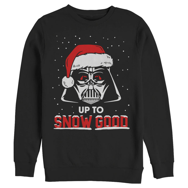 Men's Star Wars Christmas Vader Snow Good Sweatshirt
