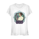 Junior's Star Wars Ornate Princess Leia Glass T-Shirt