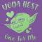 Girl's Star Wars Valentine's Day Yoda Best One for Me T-Shirt