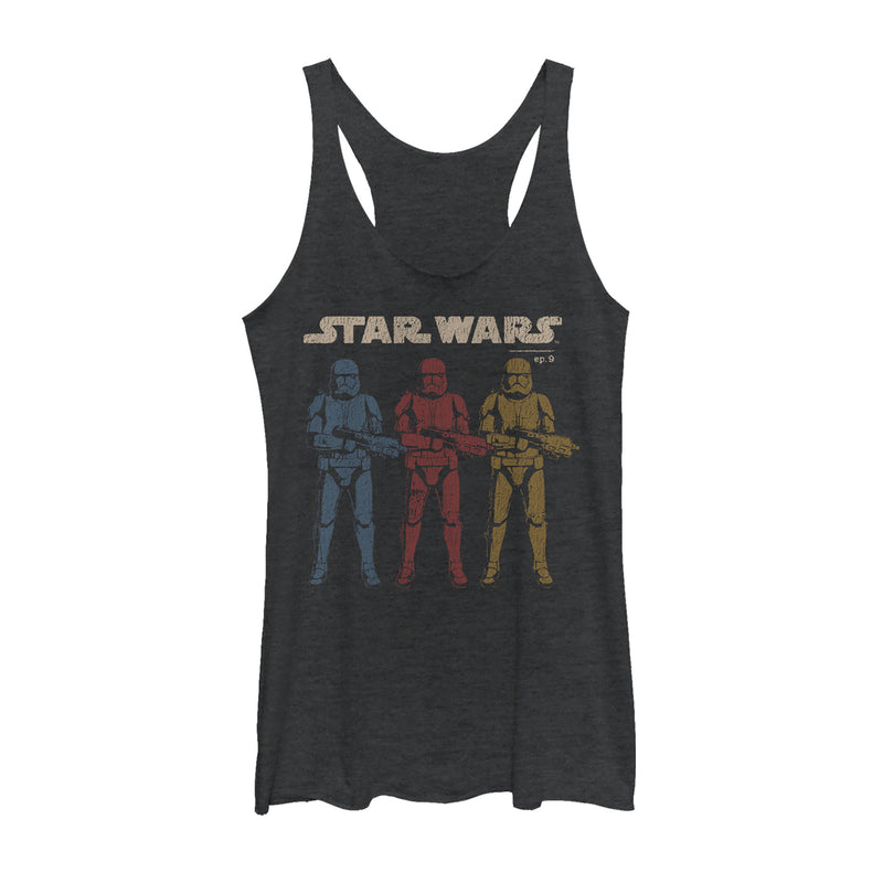 Women's Star Wars: The Rise of Skywalker Stormtrooper Trio Racerback Tank Top