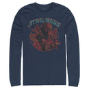 Men's Star Wars: The Rise of Skywalker Dark Side Stars Long Sleeve Shirt