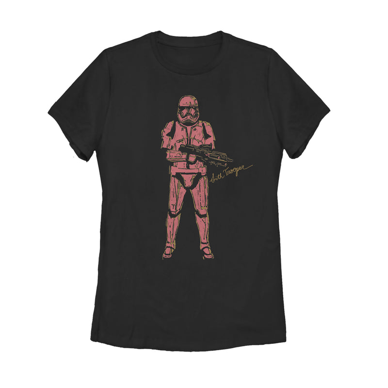 Women's Star Wars: The Rise of Skywalker Sith Trooper Villain T-Shirt