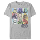 Men's Star Wars: The Rise of Skywalker Pastel Character Bingo T-Shirt