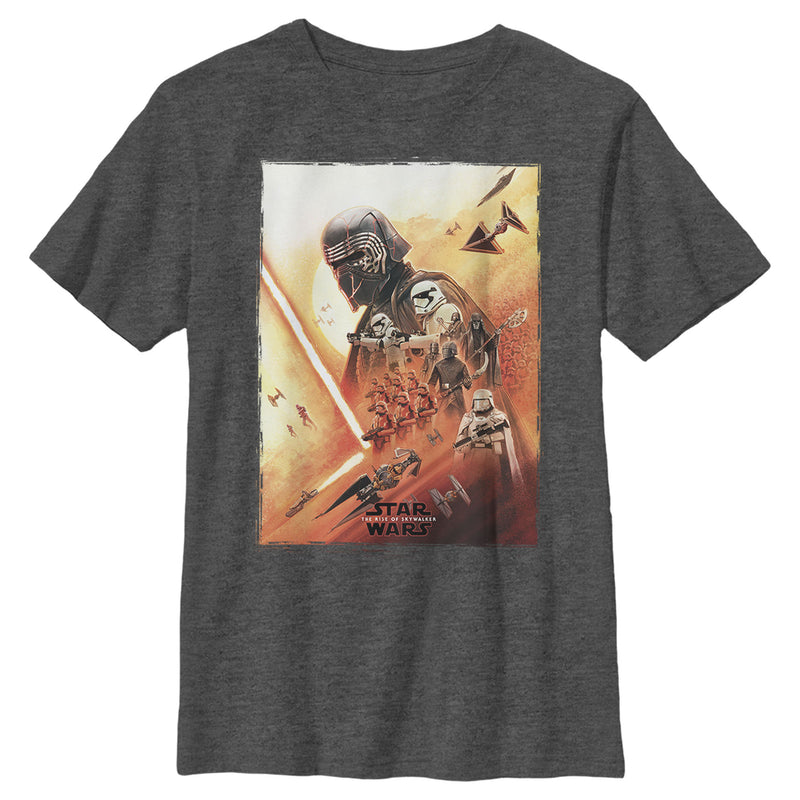 Boy's Star Wars: The Rise of Skywalker Kylo Poster T-Shirt