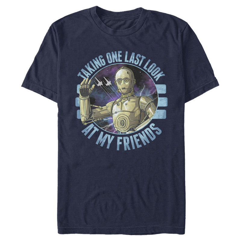 Men's Star Wars: The Rise of Skywalker C-3PO Taking One Last Look T-Shirt