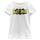 Girl's Batman Logo Vintage T-Shirt