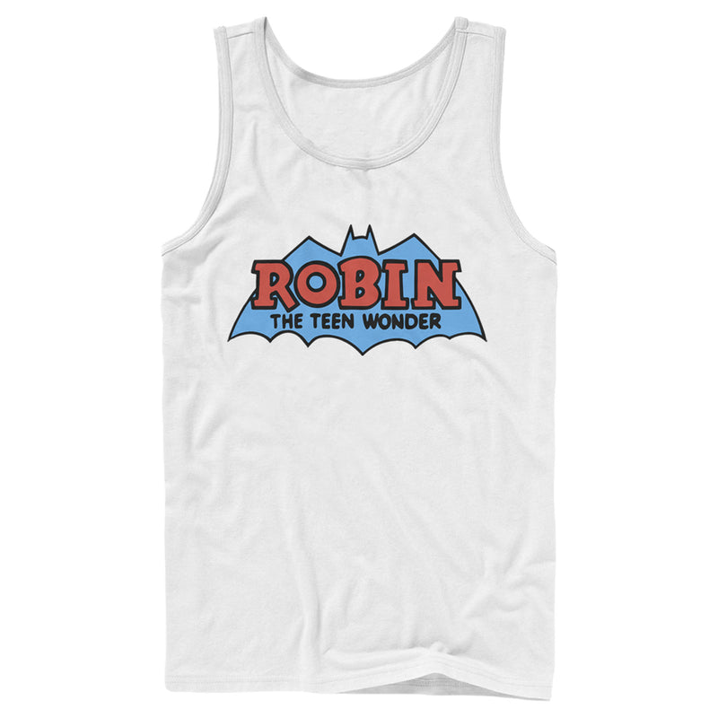 Men's Batman Logo Boy Wonder Robin Tank Top