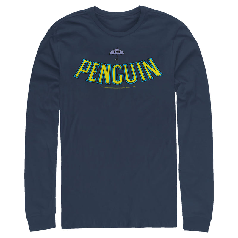 Men's Batman Penguin Logo Long Sleeve Shirt