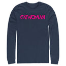 Men's Batman Catwoman Logo Long Sleeve Shirt