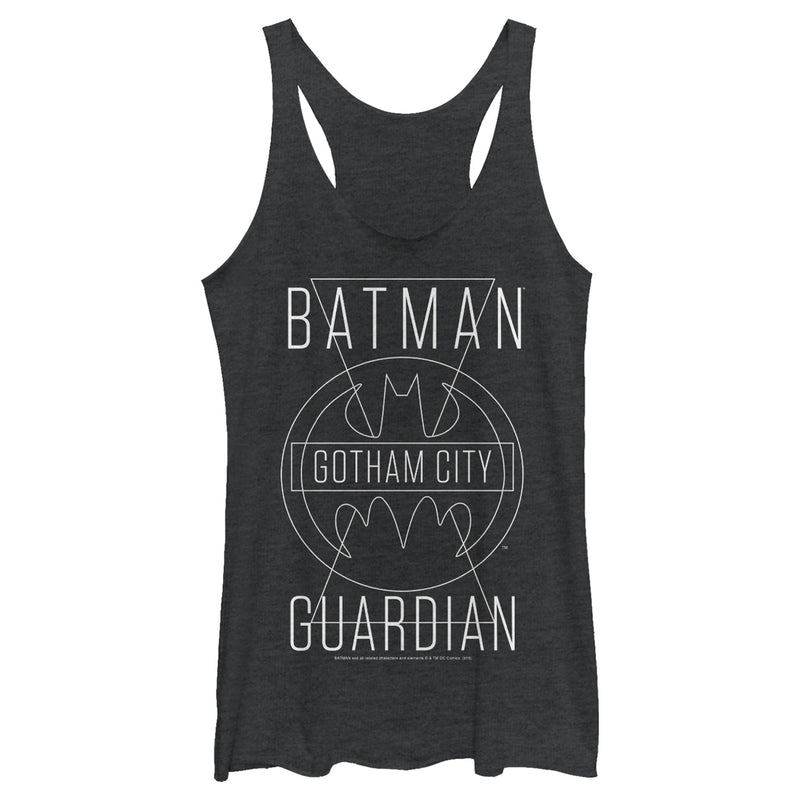 Women's Batman Gotham City Guardian Racerback Tank Top