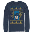 Men's Batman Ugly Christmas Masked Hero Long Sleeve Shirt