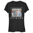 Junior's Friends Stair Group Pose T-Shirt