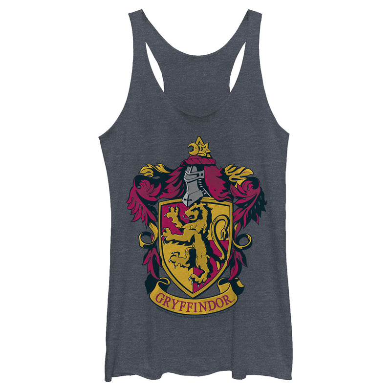 Women's Harry Potter Gryffindor Ornate Crest Racerback Tank Top