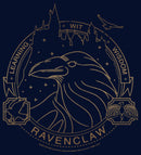 Men's Harry Potter Ravenclaw House Emblem Pull Over Hoodie