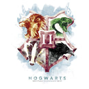 Men's Harry Potter Hogwarts Watercolor Symbols T-Shirt