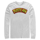 Men's Justice League Plastic Man Logo Long Sleeve Shirt