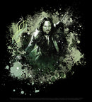 Men's The Lord of the Rings Fellowship of the Ring Aragorn Paint Splatter T-Shirt