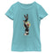 Girl's Looney Tunes Bugs Bunny Floral Spray Paint Portrait T-Shirt