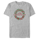 Men's National Lampoon's Christmas Vacation Wreath Logo T-Shirt