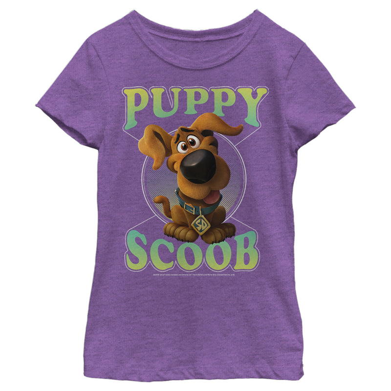 Girl's Scooby Doo Puppy Circle T-Shirt