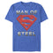 Men's Superman Man of Steel Beveled Logo T-Shirt
