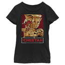 Girl's Wonder Woman 1984 Cheetah Comic Portrait T-Shirt