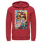 Men's Justice League Vintage Huntress Comic Cover Pull Over Hoodie