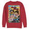 Men's Justice League Vintage Huntress Comic Cover Sweatshirt