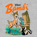 Men's Bambi Retro Poster Pull Over Hoodie
