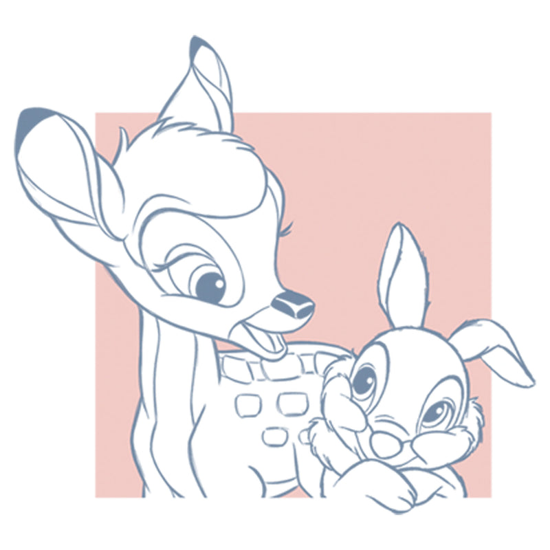 Junior's Bambi Together with Thumper T-Shirt