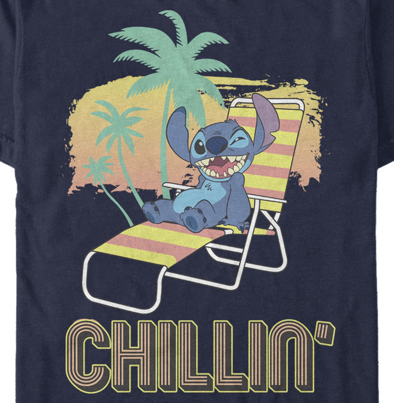 Men's Lilo & Stitch Chillin' on the Beach T-Shirt