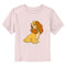 Toddler's Lady and the Tramp Large Lady Portrait T-Shirt