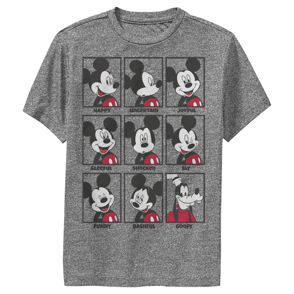 Boy's Mickey & Friends Mickey Mouse All Emotions Grid Performance Tee –  Fifth Sun