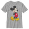 Boy's Mickey & Friends Smiling Mickey Mouse Portrait T-Shirt