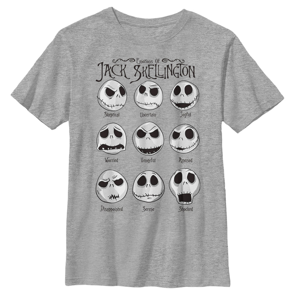 Boy s The Nightmare Before Christmas Emotions Of Jack Skellington T Sh Fifth Sun