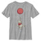 Boy's Winnie the Pooh Bear In Flight With Red Balloon T-Shirt