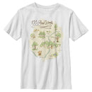 Boy's Winnie the Pooh 100 Acre Woods Map T-Shirt
